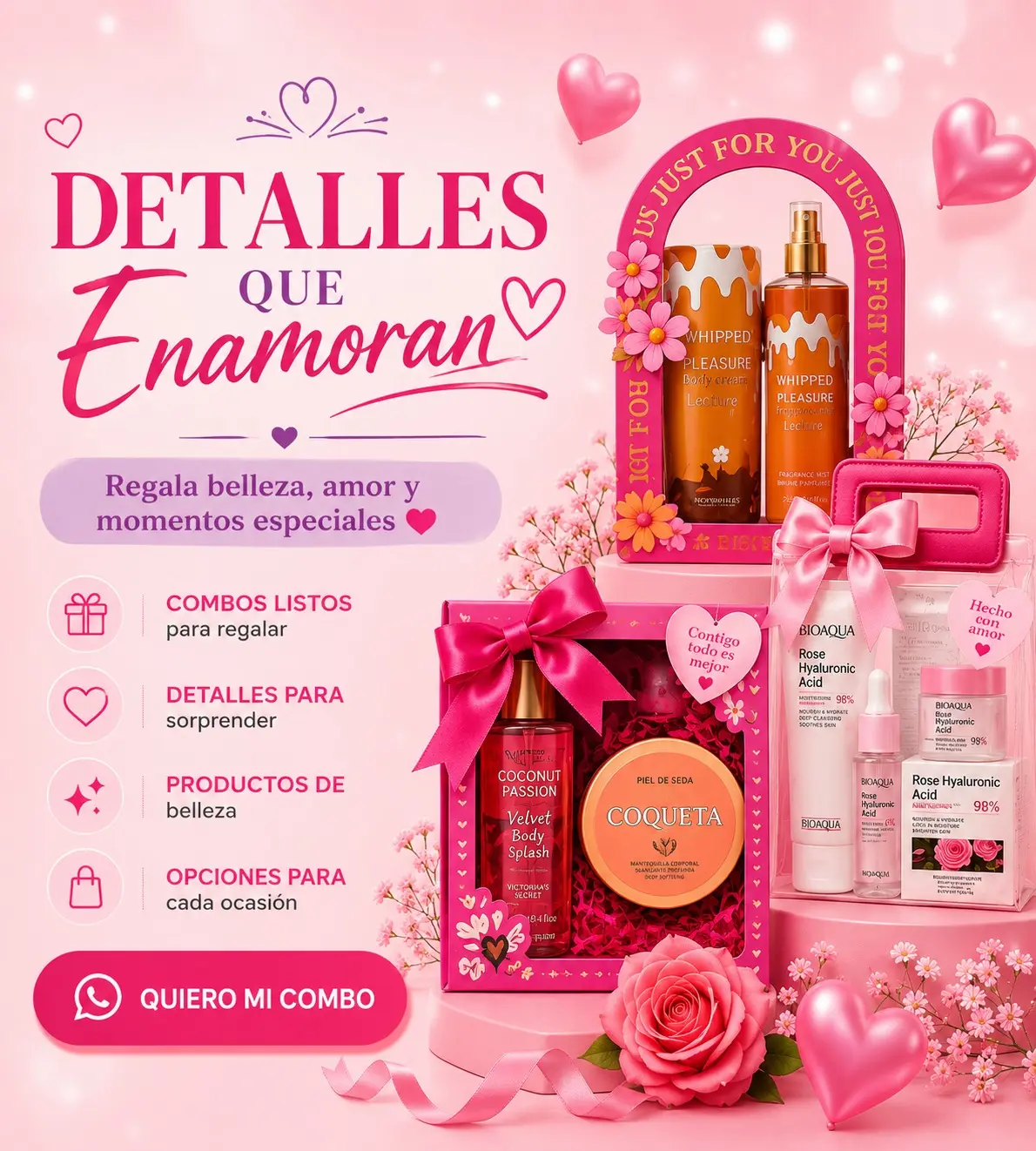 Combos de Amor y Amistad — Entre Divas Cosméticos