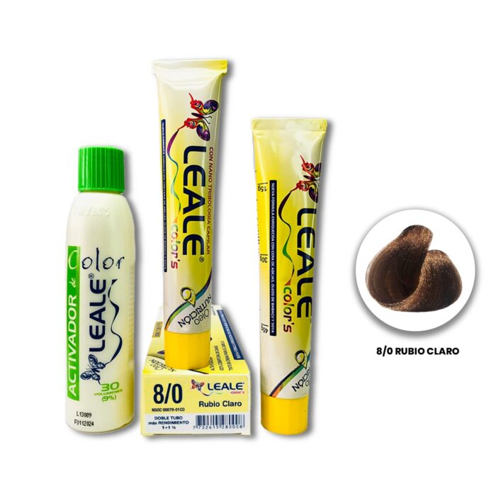 Kit de tinte doble + 2 aguas + tratamientos LEALE Ref 1 - Imagen 20