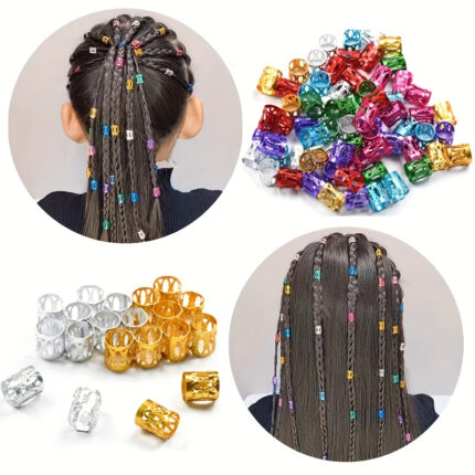 Anillos para trenzas y peinados x50
