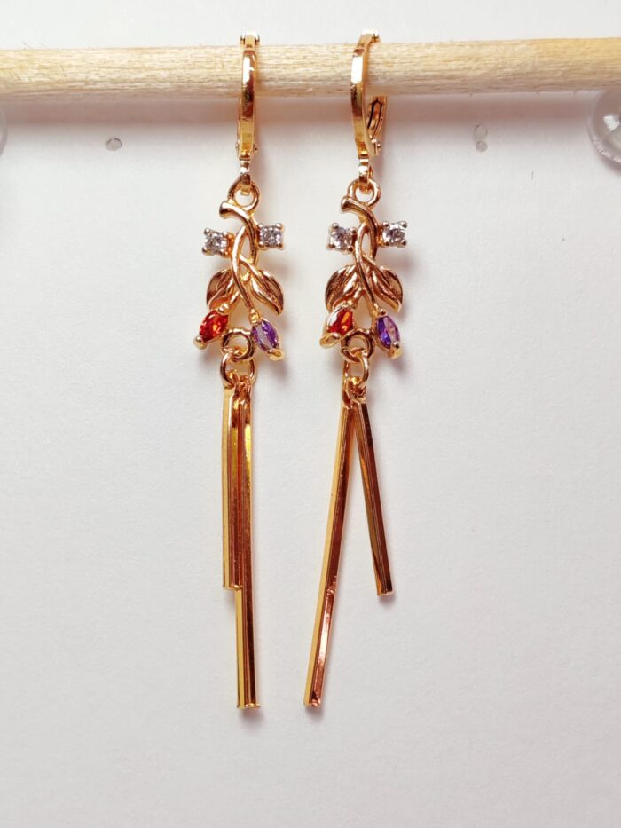 Arete largo en COVERGOLD FINO - Imagen 10