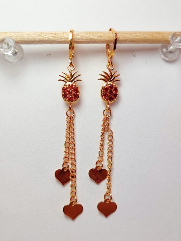 Arete largo en COVERGOLD FINO - Imagen 11