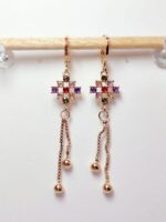 Arete largo en COVERGOLD FINO - Imagen 13