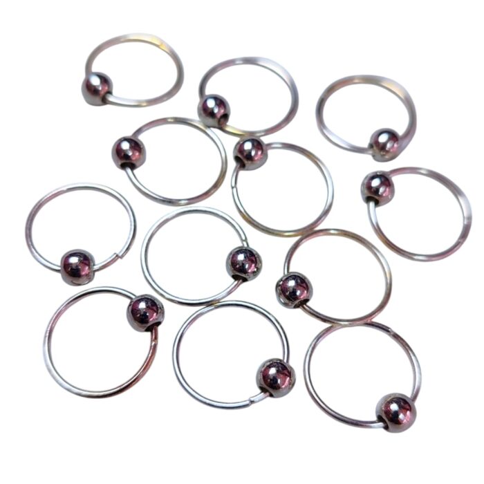 Arandelas para peinados PLATEADAS Y DORADAS - Imagen 7