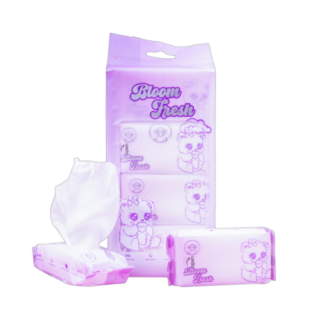 BLOOM FRESH Toallitas faciales x8 paquetes BLOOM FRESH MINI BLOOMSHELL - Imagen 1