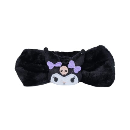 Balaca para maquillaje en moño SANRIO Y KUROMI