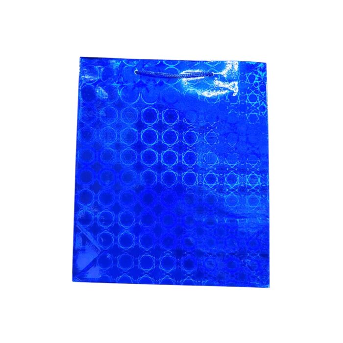 Bolsa de regalo metalizada mediana 24 x28 - Imagen 3