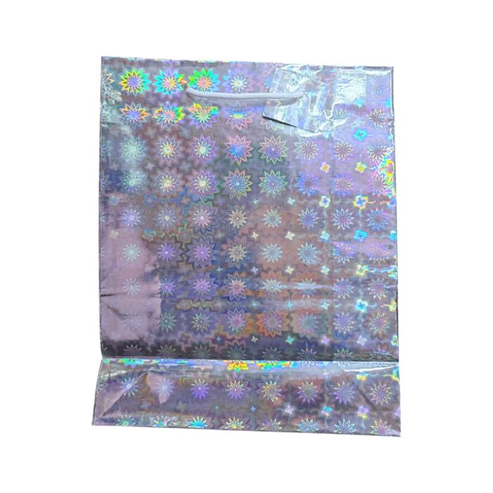 Bolsa de regalo metalizada mediana 26.5 x 33 - Imagen 3