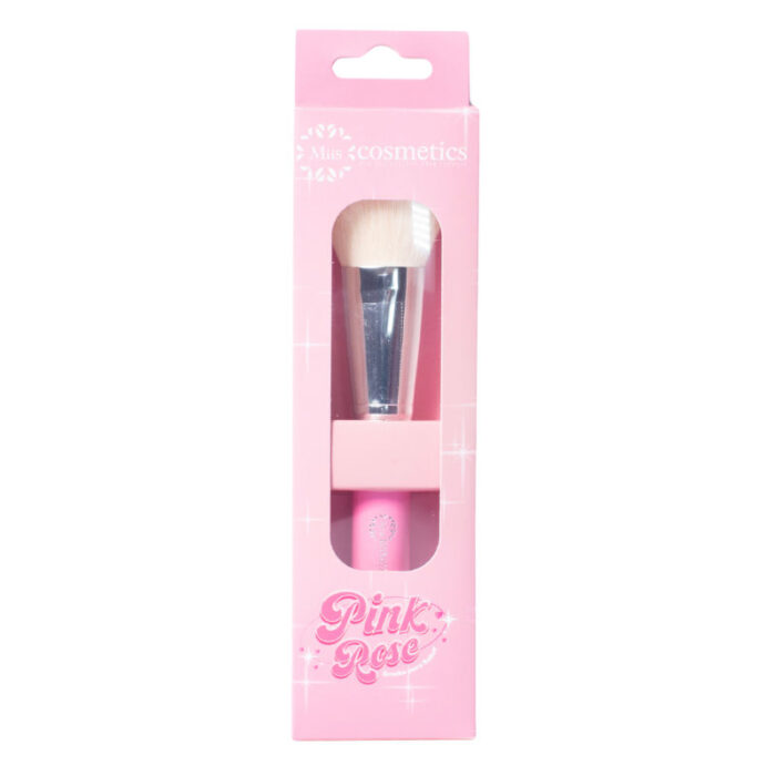 Brocha para rubor Pink Rose miss cosmetics - Imagen 2