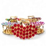 Gancho metálico mediano corazón