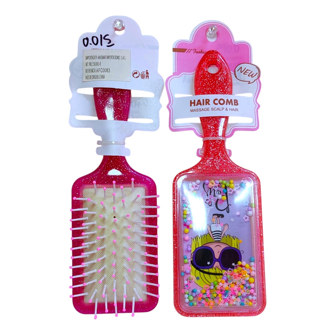 CEPILLO CUADRADO MIRELLAS1 Cepillo CUADRADO CON MIRELLAS - Imagen 1