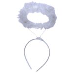 Corona de ángel blanco