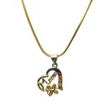 Cadena MAMÁ acero y covergold - Imagen 2