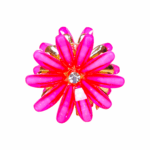 Caimán metálico flor - Imagen 2