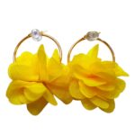 Candonga en acero con flor