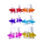 Cartón de ganchos flor transparentes x2 - Imagen 2