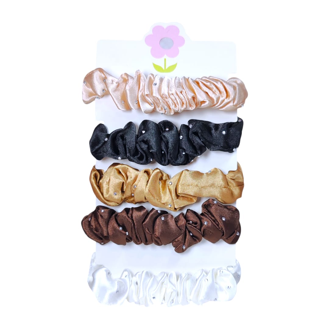 Cartón de moñas seda delgadas x5 unidades 2 Cartón de moñas seda delgadas x5 unidades - Imagen 1