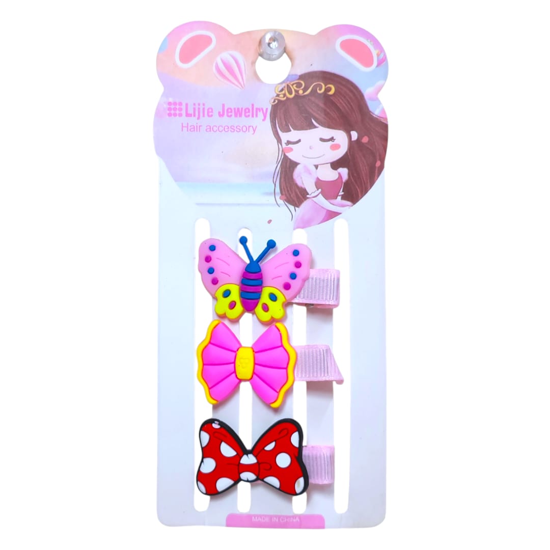 Cartón de pinzas kawaii x4 pienzas3 Cartón de pinzas kawaii x3 piezas - Imagen 1