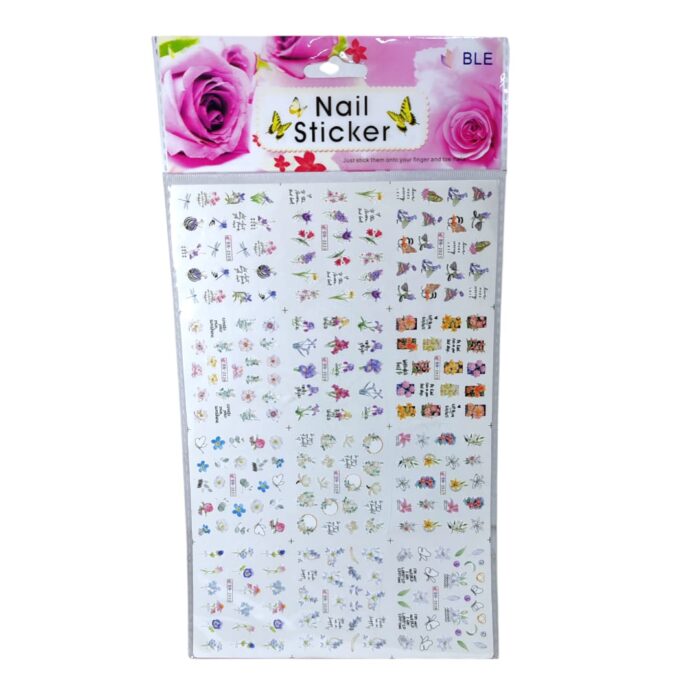 Cartón de sticker para uñas - Imagen 1