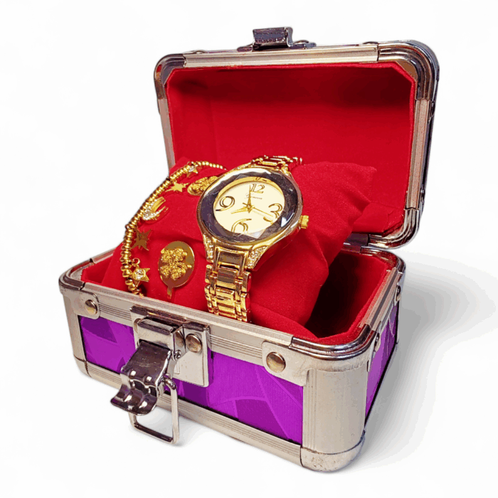 Cofre de lujo con reloj para dama - Imagen 5