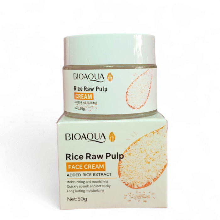 Crema Hidratante de arroz BIOAQUA - Imagen 1