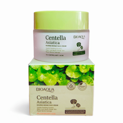 Crema facial a base de CENTELLA ASIATICA BIOAQUA