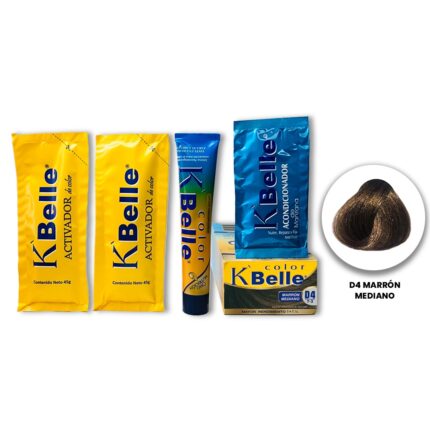 Kit de tinte + activador + acondicionador K BELLÉ
