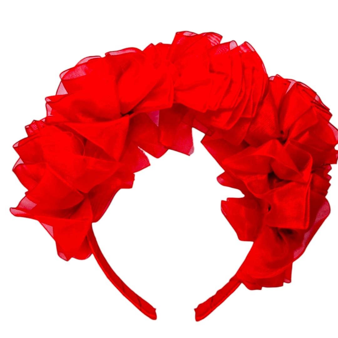 DIADEMA CATRINA GRUESA Diadema flores catrina gruesa - Imagen 1