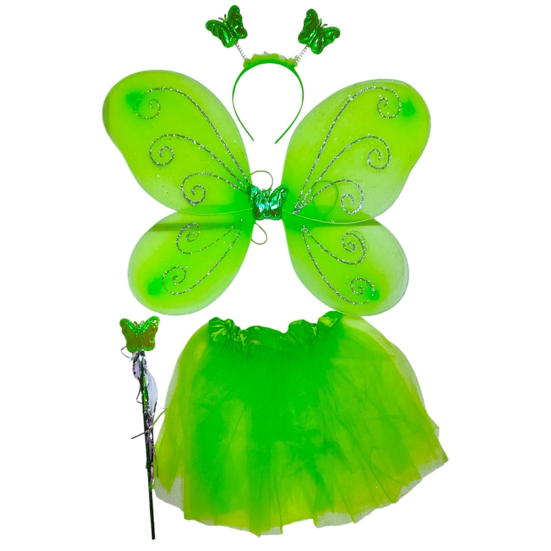 DISFRAZ MARIPOSA VERDE Disfraz de mariposa niña - Imagen 1