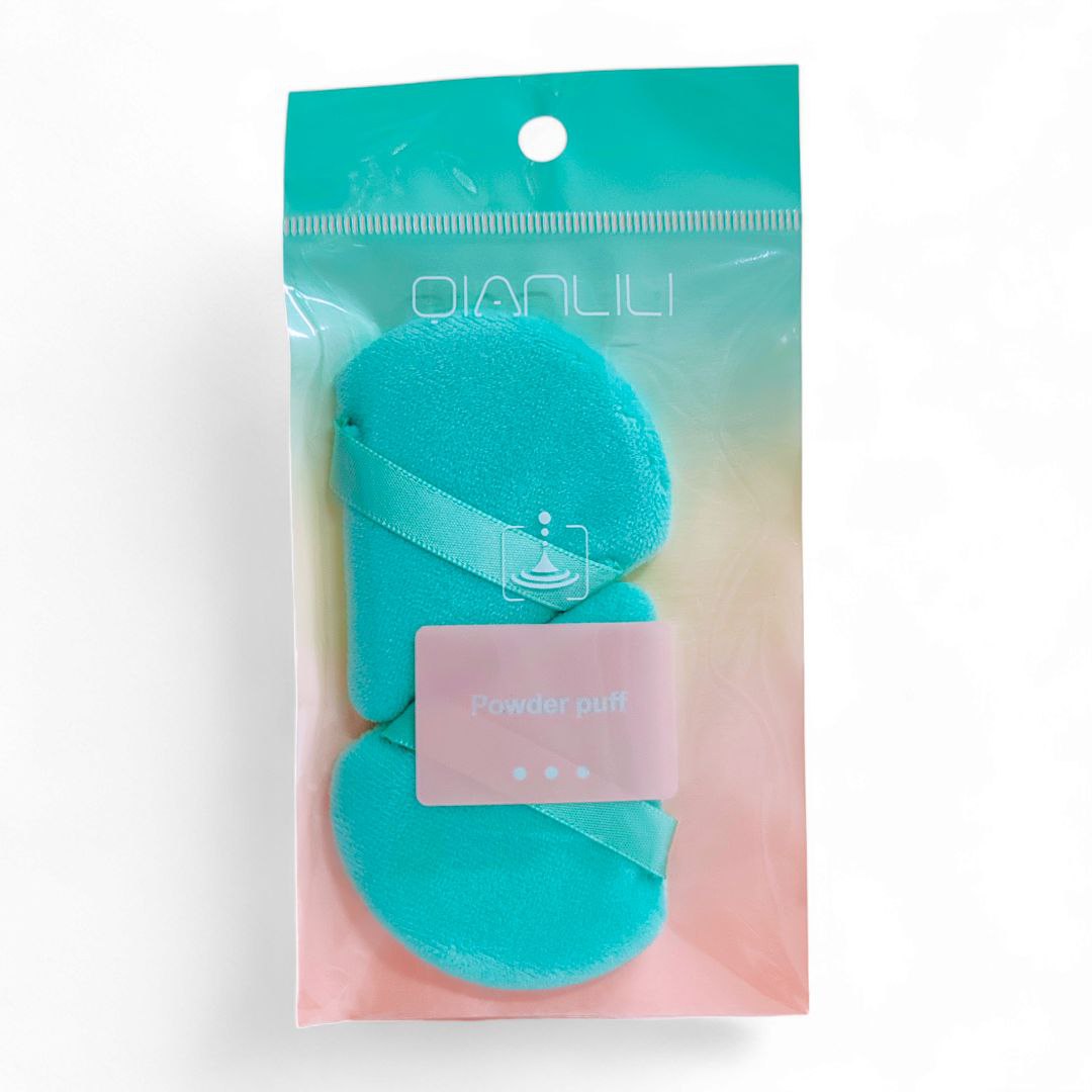 DUO DE BORLAS PARA POLVOS Pomo en borla x2 para polvos - Imagen 1