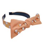 Diadema corbatin perlas - Imagen 2