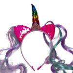 Diadema unicornio con mechones - Imagen 2