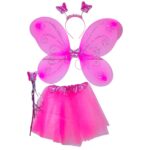 Disfraz de mariposa niña - Imagen 3