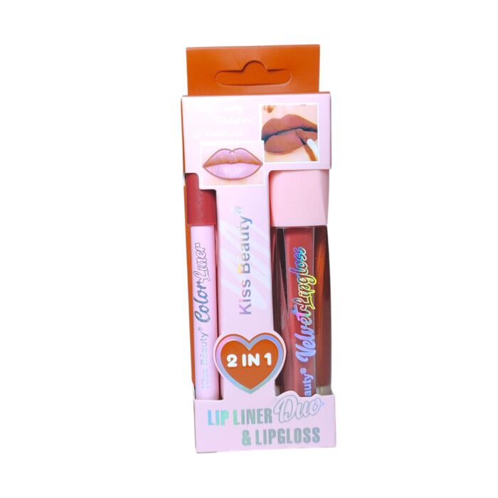 Duo de labial liquido matte y lápiz de labios KISS BEAUTY - Imagen 5