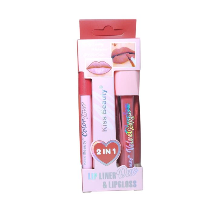 Duo de labial liquido matte y lápiz de labios KISS BEAUTY - Imagen 6