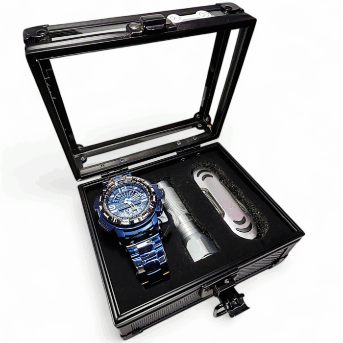 Estuche de lujo para caballero con RELOJ - Imagen 4