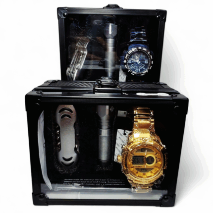 Estuche de lujo para caballero con RELOJ