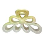 Gancho flor grande dos tonos - Imagen 4