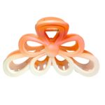 Gancho flor grande dos tonos - Imagen 3