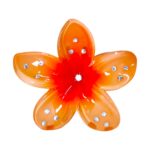 Gancho flor hawaii con mirellas