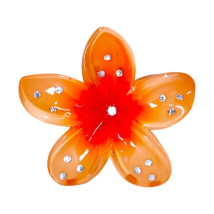 Gancho flor hawaii con mirellas