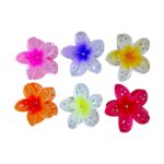 Gancho flor hawaii con mirellas - Imagen 2