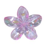 Gancho flor traslucido