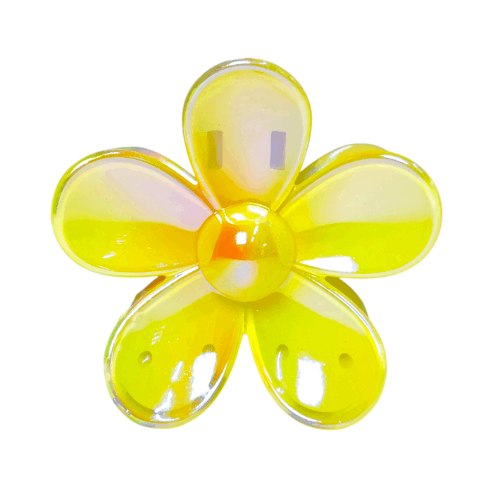 Gancho hawai flor metalizado - Imagen 1