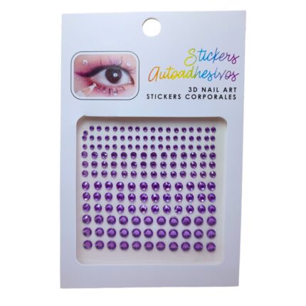 Gemas para rostro de colores