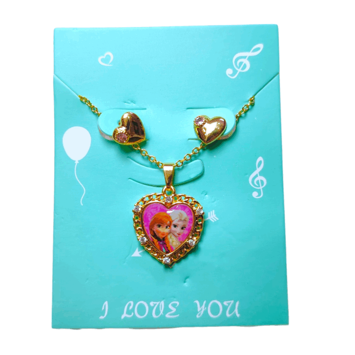 Juego de cadenas para niñas princesas (COVERGOLD) - Imagen 11