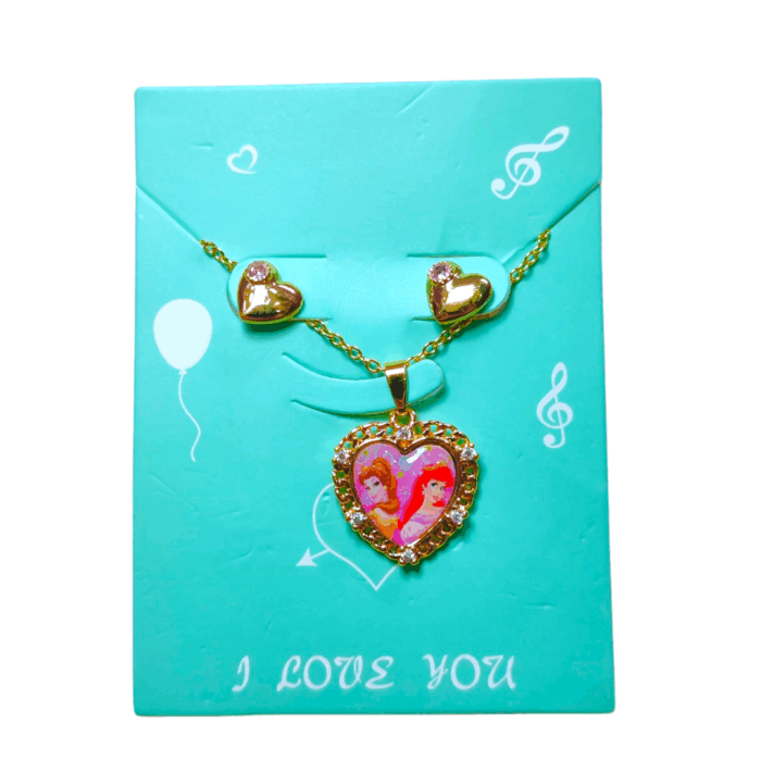 Juego de cadenas para niñas princesas (COVERGOLD) - Imagen 12