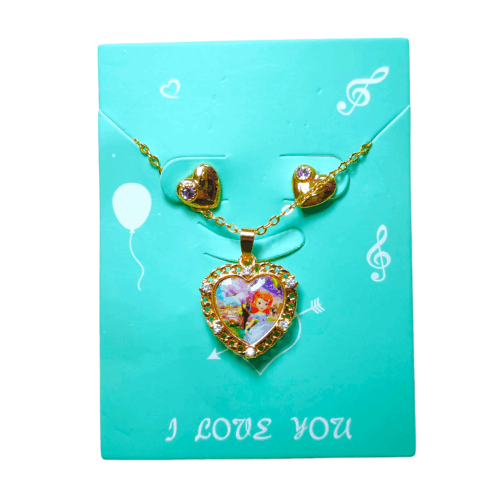 Juego de cadenas para niñas princesas (COVERGOLD) - Imagen 13