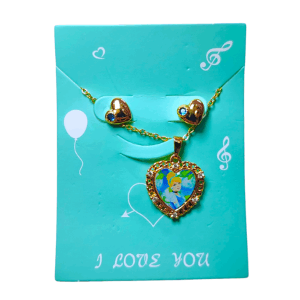Juego de cadenas para niñas princesas (COVERGOLD)