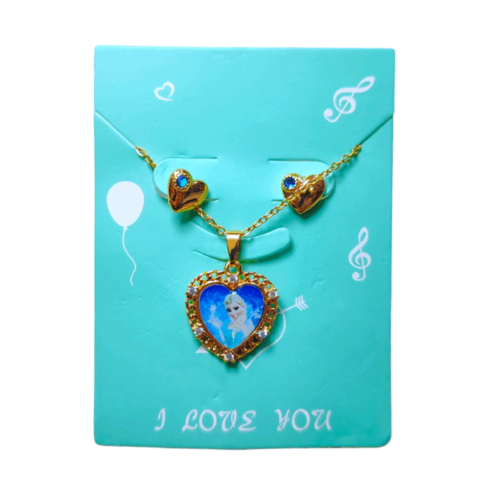 Juego de cadenas para niñas princesas (COVERGOLD) - Imagen 2