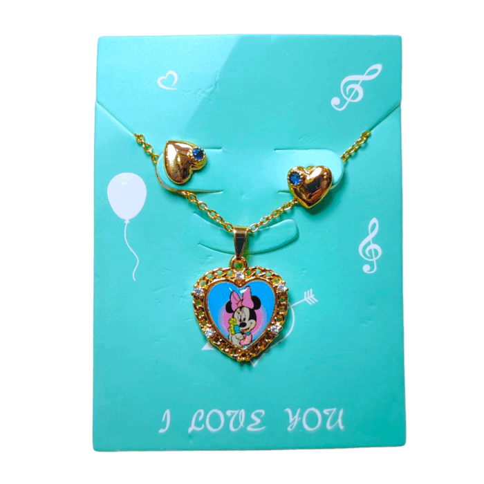 Juego de cadenas para niñas princesas (COVERGOLD) - Imagen 5